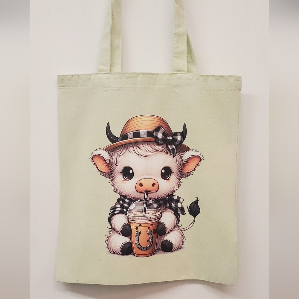 🪻3/$25 Cute Cow Print Shoulder Bag - Cream